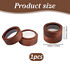 1-Slot Round Wood Ring Storage Boxes CON-HY0001-05A-2
