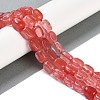Cherry Quartz Glass Beads Strands G-M403-D02-01-2