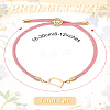 1Pc Adjustable Nylon Cord Slider Bracelets for Women BJEW-LP0001-32D-03-2