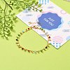 Glass Charm Bracelets BJEW-JB05600-03-4