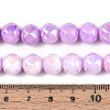 Anti-Tarnish Electroplate Glass Beads Strands X-GLAA-N010-10mm-07-3