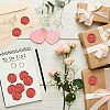 CRASPIRE 50Pcs Adhesive Wax Seal Stickers DIY-CP0007-98K-2