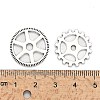 Metal Alloy Steampunk Gear Charms Connectors Cog Pendants TIBEP-X0021-01AS-LF-4