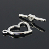 Brass Toggle Clasps KK-H648-N-2