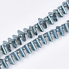 Electroplate Glass Beads Strands EGLA-S176-05B-B08-1