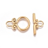 Ion Plating(IP) 304 Stainless Steel Toggle Clasps STAS-L247-004G-2