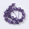 Natural Amethyst Beads Strands X-G-G100-10mm-1-2