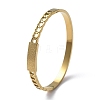 Ion Plating(IP) 304 Stainless Steel Hinged Bangles for Women BJEW-A011-21G-4