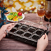 Glitter 12-Hole Acrylic Shot Glasses Holders AJEW-WH0368-10C-3