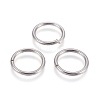 Tarnish Resistant 304 Stainless Steel Saw Cut Open Jump Rings STAS-P212-25P-04-1