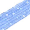 Transparent Glass Beads Strands EGLA-A044-T1mm-MB14-1