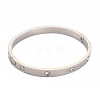 Crystal Rhinestone Bangle BJEW-N017-006P-2