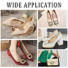   6Pcs 3 Style Plastic Imitation Pearl Shoe Decoration AJEW-PH0004-51-6