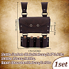 Rectangle Retro PU Leather Magic Potions Belt Pouch Waist Bags AJEW-WH0816-405-2
