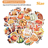 2 Bags 2 Styles Thanksgiving Day Cartoon Vinyl Stickers DIY-YW0009-91-2