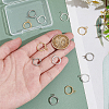 12Pcs 3 Colors 201 Stainless Steel Huggie Hoop Earring Findings STAS-UN0057-49-5
