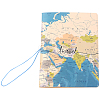 1Pcs Imitation Leather Passport Holder Cover Case AJEW-CN0001-12C-1