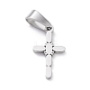 Non-Tarnish 304 Stainless Steel Pendants STAS-L216-24P-1