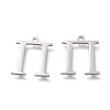 Tarnish Resistant 304 Stainless Steel Charms STAS-K215-23P-2