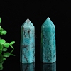 Point Tower Natural Amazonite Healing Stone Wands PW-WG27296-01-4