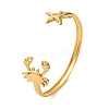 304 Stainless Steel Cuff Bangles for Women BJEW-C123-01A-G-4