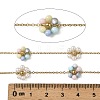 Handmade 304 Stainless Steel Beaded Chains CHS-L031-11G-05-2