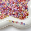 Transparent Glass Seed Beads FIND-U017-18J-1