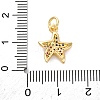 Brass Micro Pave Cubic Zirconia Pendants X-KK-S510-47G-04-3