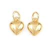 Valentine's Day Brass Charms KK-H292-57C-G-1
