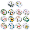 14Pcs Polyester Clothing Patches PATC-WH0022-41-1