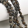 Natural Larvikite Beads Strands GG-CBA9392-24-1