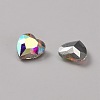 Glass Rhinestone Cabochons RGLA-WH0005-08A-2