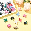 30Pcs UV Plating Acrylic Beads OACR-YW0004-10-4