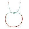 Glass Seed Beads Braided Bead Bracelets MT5795-1-2