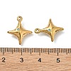 304 Stainless Steel Rhinestone Pendants STAS-L308-04C-G-3