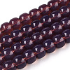 Imitation Jade Glass Beads Strands GLAA-NH0002-A04-1