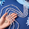 4 Strands Transparent Glass Beads EGLA-TA0001-80A-5