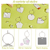 Acrylic Wine Glass Charms AJEW-GA00008-4