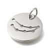 Anti-Tarnish 304 Stainless Steel Pendants STAS-M074-02H-P-2