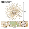 ABS Imitation Pearl Acrylic Flowers Brooch PW-WG53798-03-1