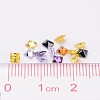Mixed Grade A Square Shaped Cubic Zirconia Pointed Back Cabochons X-ZIRC-M004-3x3mm-3