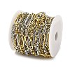 Ion Plating(IP) 304 Stainless Steel Two-Tone Link Chains CHS-M006-11PG-2