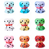 9Pcs 9 Colors Handmade Lampwork Enamel Beads LAMP-TA0001-70-2