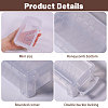 Transparent Plastic Stackable Mini Organizer Bead Containers with Locking Lid CON-WH0123-31E-4