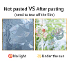 Waterproof PVC Colored Laser Stained Window Film Adhesive Stickers DIY-WH0256-075-8
