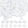 300Pcs 2 Styles 2-Hole Opaque Colours Glass Seed Beads SEED-HS0001-06B-1