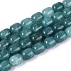 Baking Paint Crackle Glass Beads Strands DGLA-N019-01B-10-1