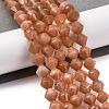 Natural Sunstone Beads Strands G-C171-E02-01-2