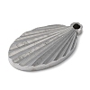 Non-Tarnish 304 Stainless Steel Pendants STAS-D025-05P-01-2