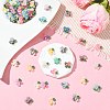 100Pcs 10 Colors Transparent Resin Cabochons FIND-CJ0004-67-5